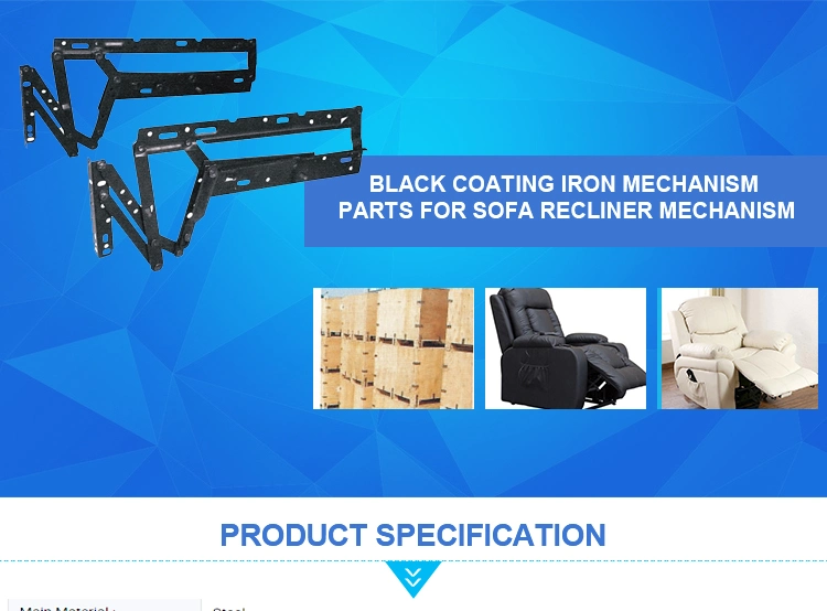 Black Coating Iron Mechanism Parts for Sofa Recliner Mechanism