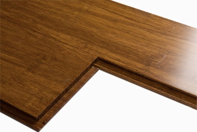 Indoor Solid Bamboo Flooring, Glue-Less Bamboo Flooring, Click Mechanism Bamboo Flooring