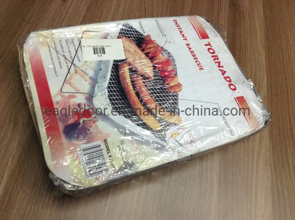 Cheaper Price One Time Aluminium Foil Instant Charcoal Barbecue Disposable BBQ Grill