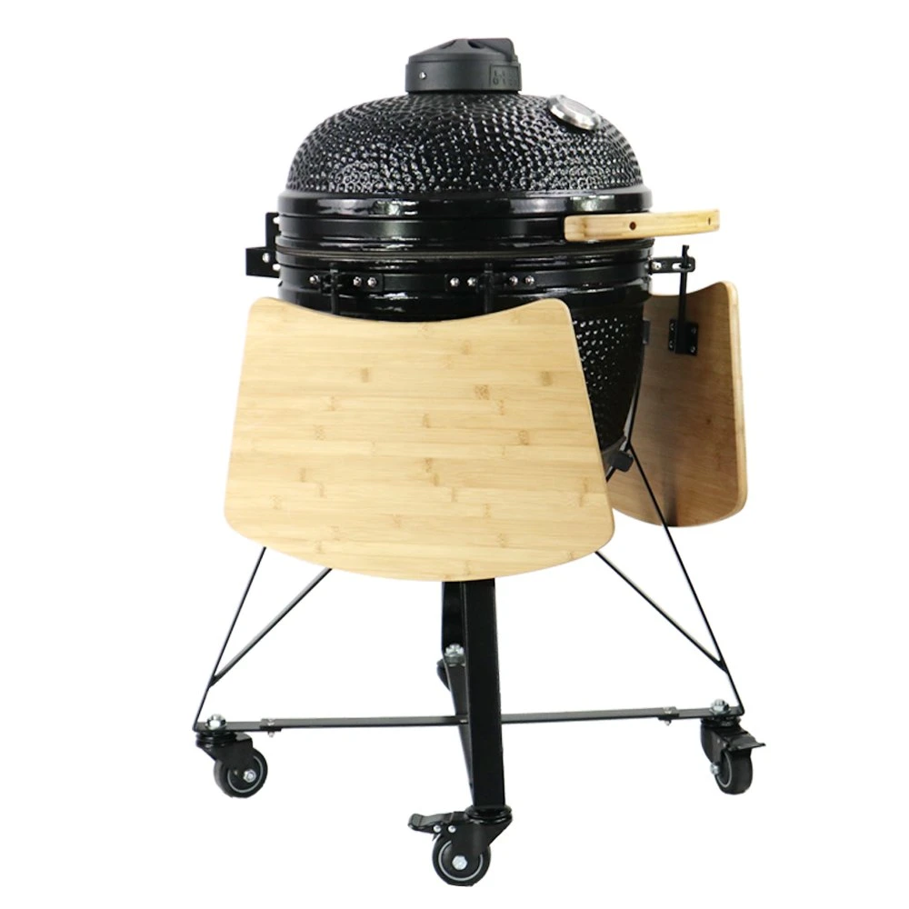 Topq Outdoor BBQ Kamado Grill Cast Iron 20inch