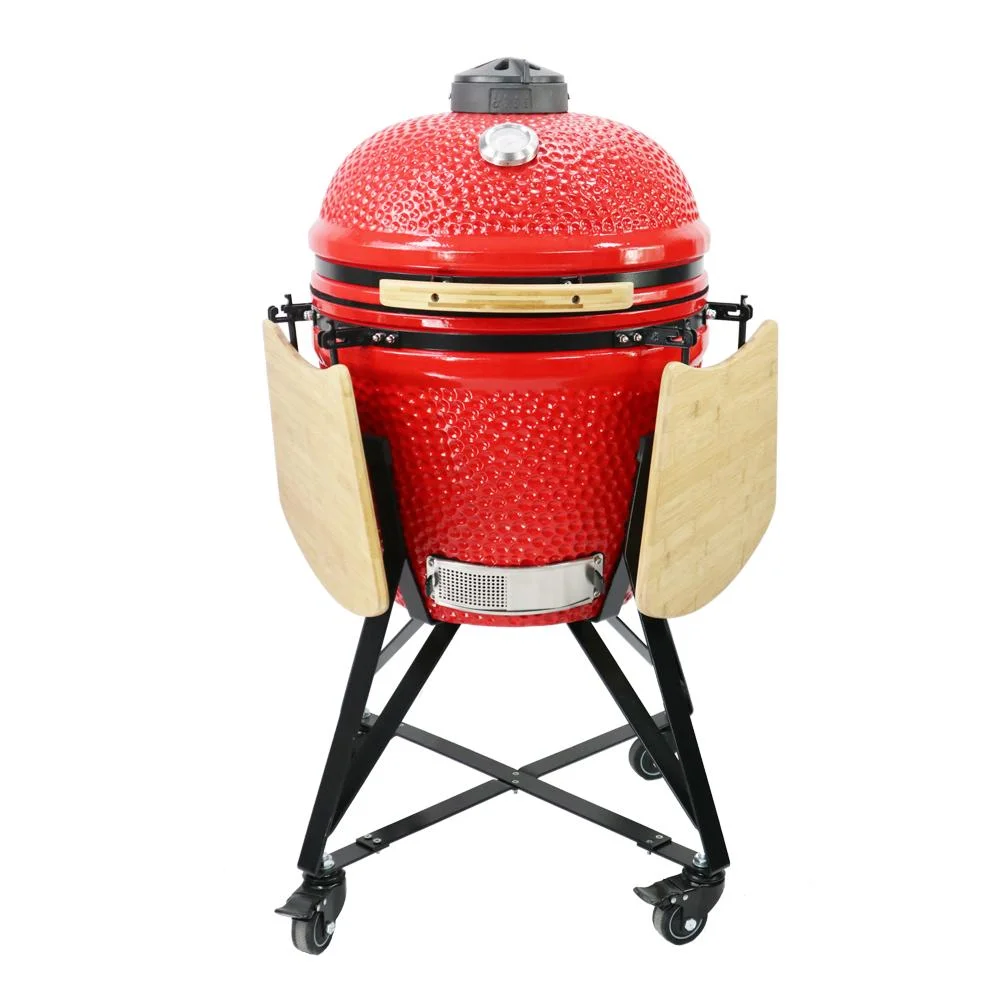 Topq Party BBQ Kamado Grill Cast Iron 21inch