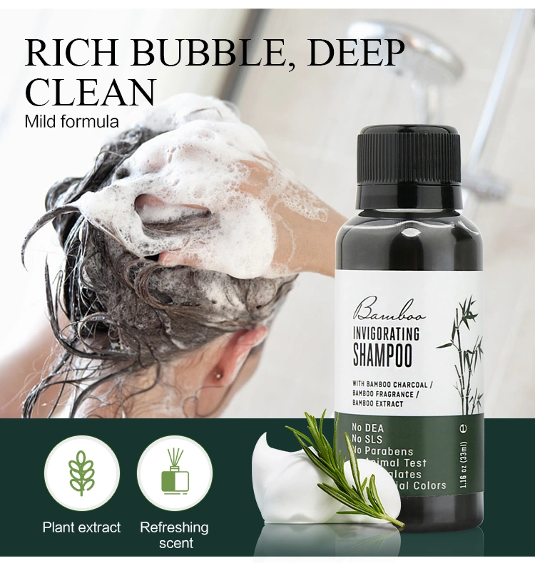 Deep Cleaning Sulfate Free Shampoo for Daily Hair & Scalp Cleanser Activated Bamboo Charcoal Shampoo