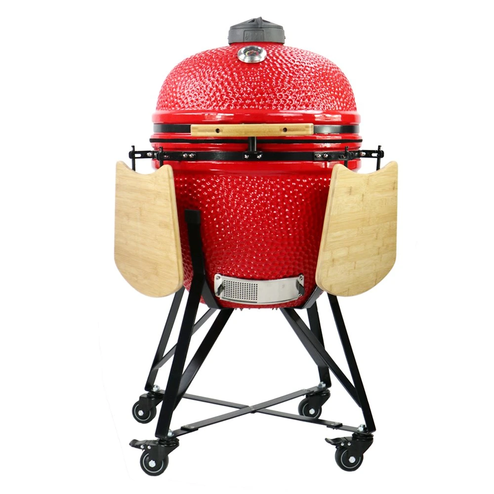 Topq Outdoor BBQ Kamado Grill Cast Iron 23inch