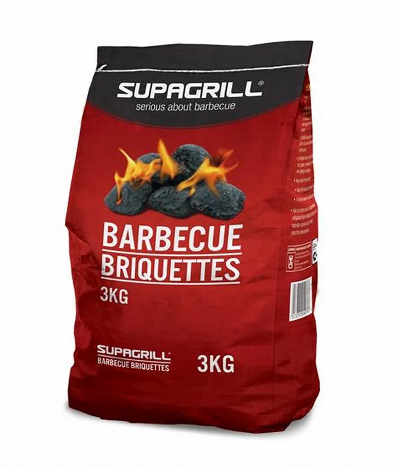 3kg 5kg China Factory Customized Kraft Paper Barbecue Briquetts Charcoal Bags Paper