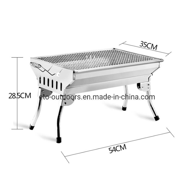 Table Top Small Size Stainless Steel Portable Foldable BBQ Charcoal Grill