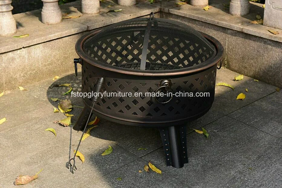 Outdoor Cast Iron Ash Plate Barbecue BBQ Grill