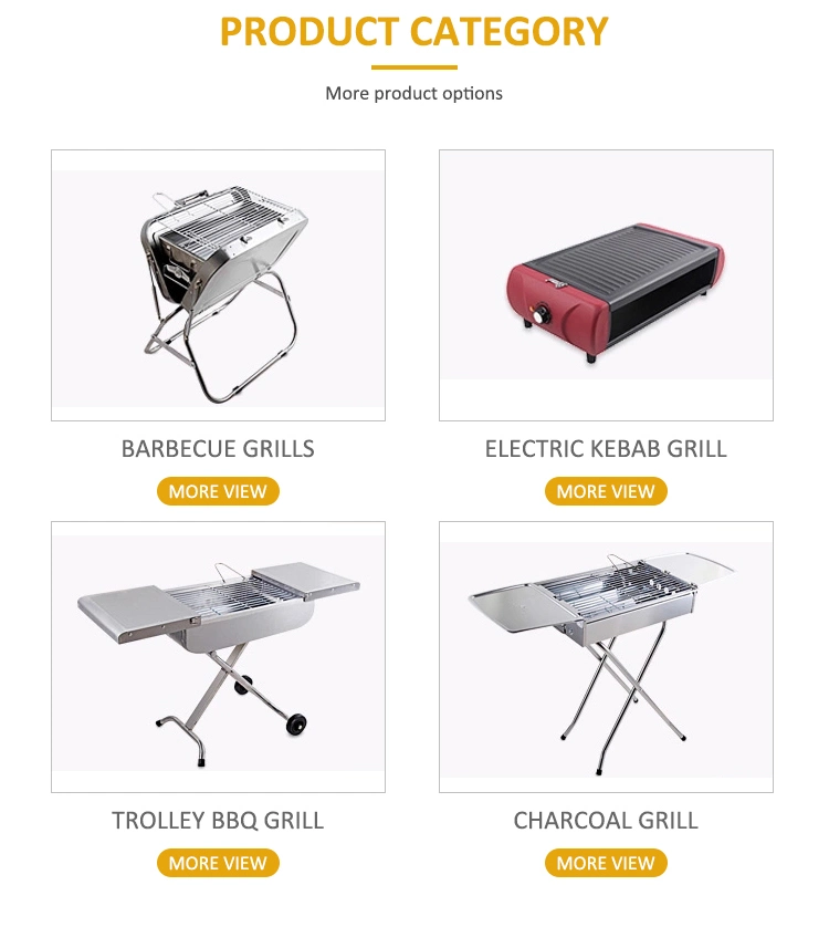 Mini Portable Outdoor Stainless Steel Indoor Charcoal Barbecue China BBQ Grill
