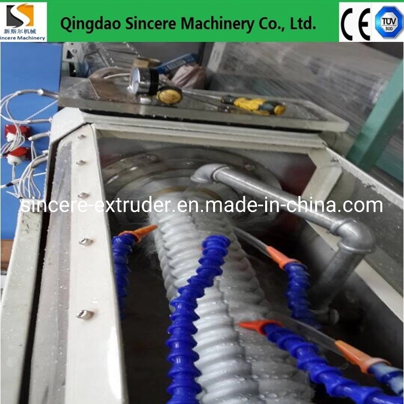 PE/HDPE Carbon Reinforced Spiral Pipe Extruding Manufacturing Machine 50-200, Dust Pipe Machine