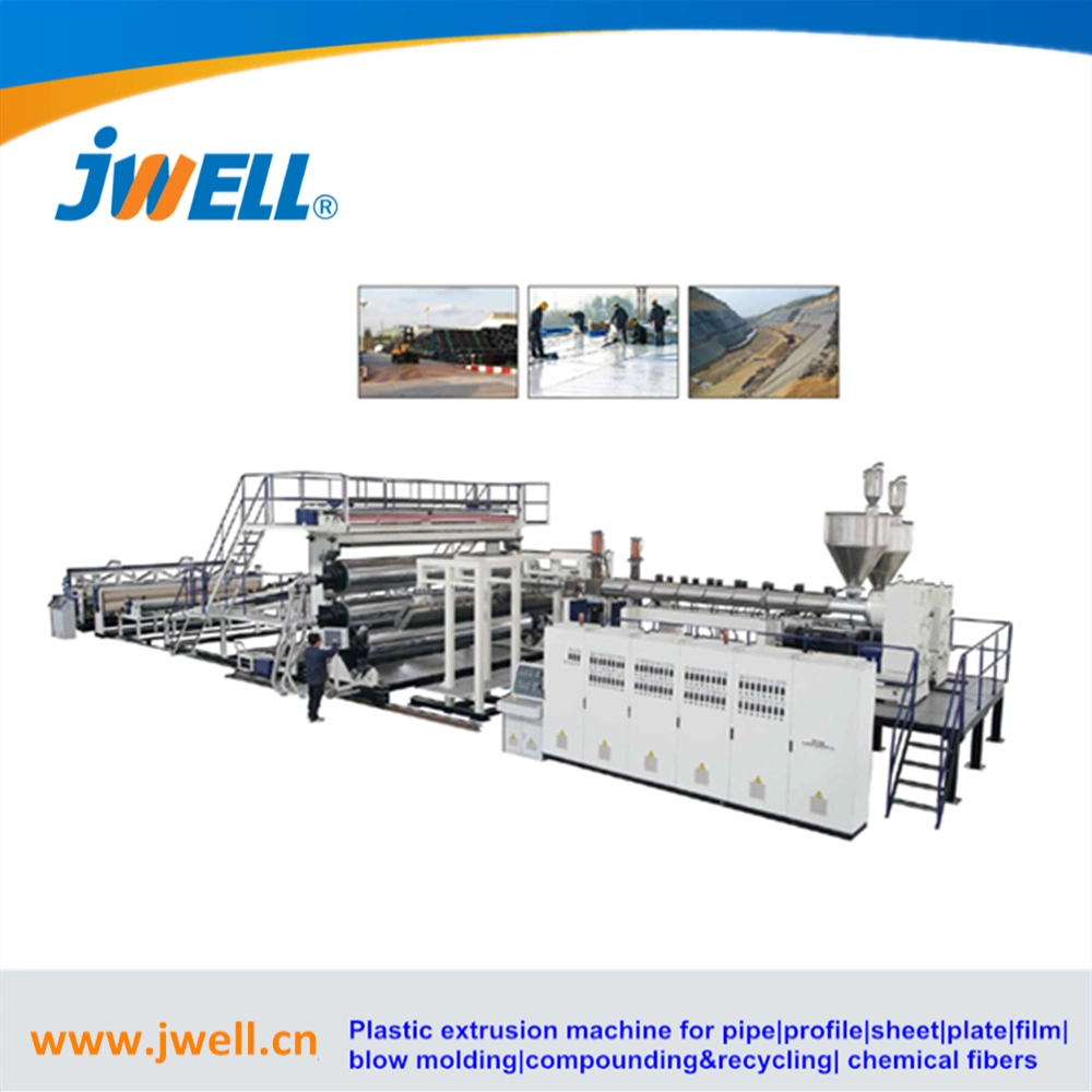 PE & PP Water Containment Liners Aquablock HDPE, LLDPE & PP Geomembrane Geocell Geotxtile Plastic Sheet Extrusion Machine