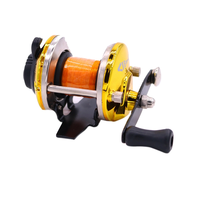 Teno Tu10 Mini Metal Bait Casting Boat Ice Fishing Reel Fish Water Wheel Baitcast Roller Coil