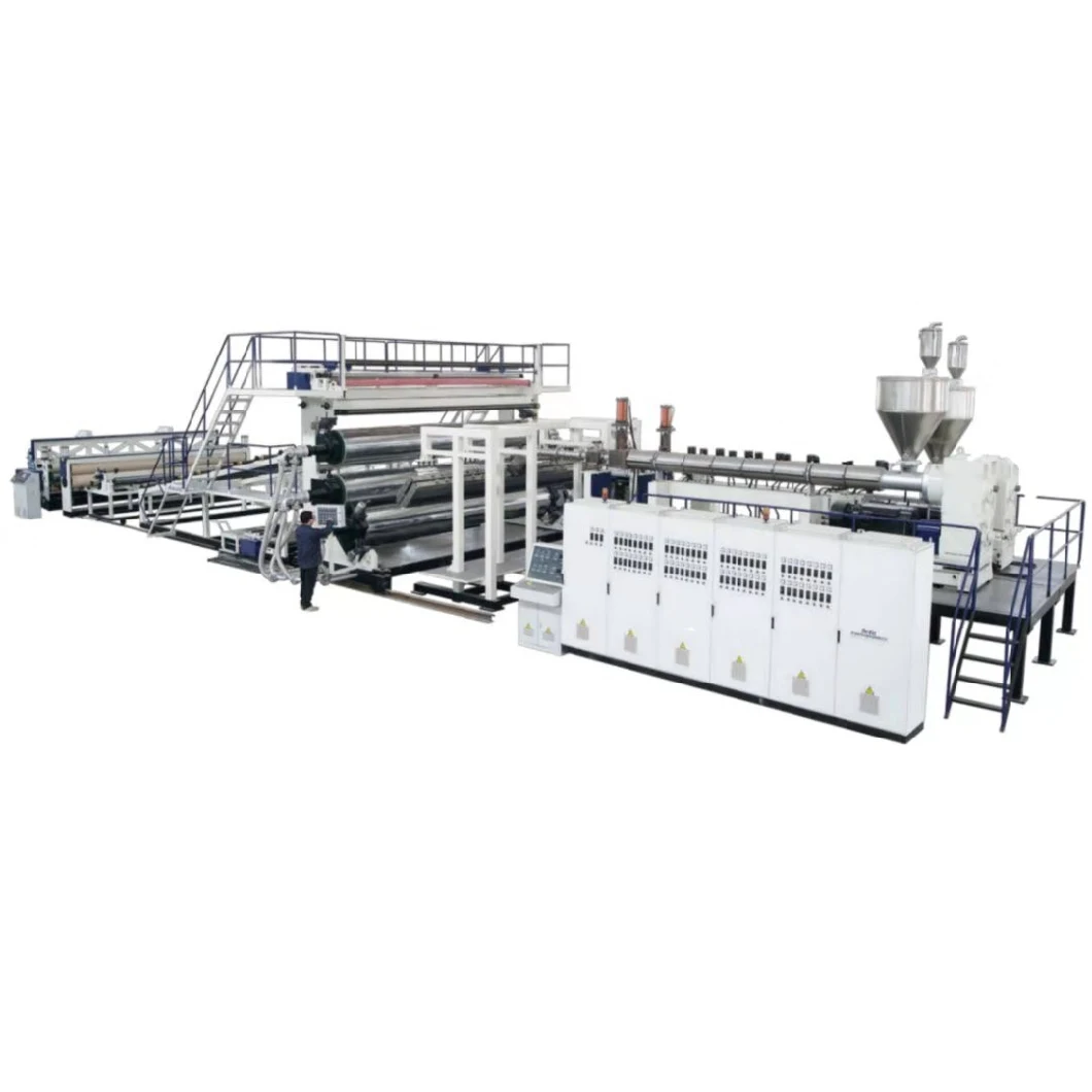 Jwell PE 8000mm Width Geomembrane/Waterproof Membrance Roll  Sheet Extrusion Line Making Machine