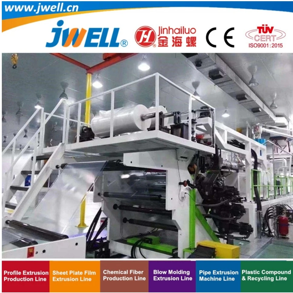 Jwell PLA Pet Plastic Biodegradable Sheet Recycling Plastic Cup Making Extrusion Machine