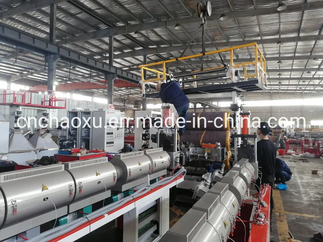 Chaoxu PC ABS Sheet Plastic Plate Extrusion Machine for Producing Luggage Suitcase Yx-21ap