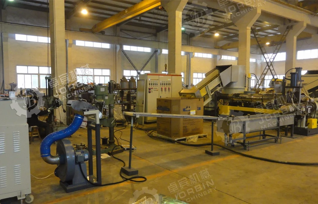 Two Step Plastic LDPE HDPE Agricultural Film Recycling Extrusion Machine