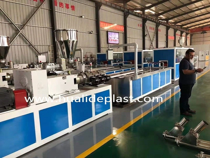 High Speed WPC Decking Outdoor Profile Extrusion Line