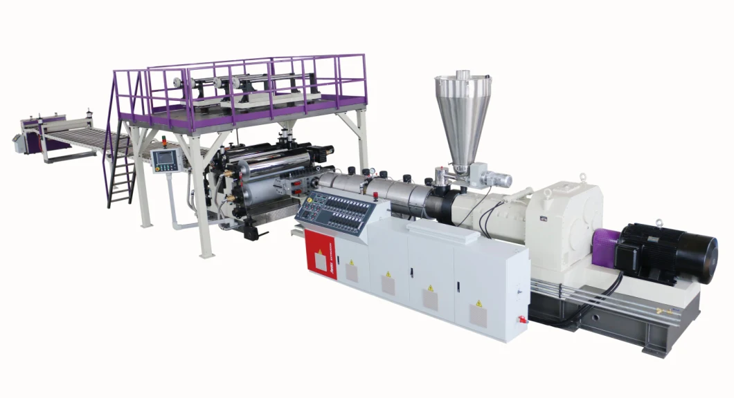 WPC Extrusion Machine for Wood Plastic, Furniture Wood Plastic Board Machine