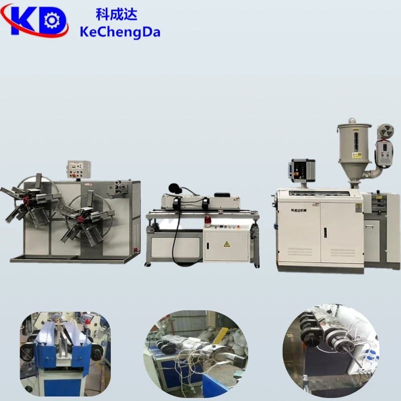 Single Screw Extruder PVC/PP Single Wall Bellows Tube/Pipe Production Machine
