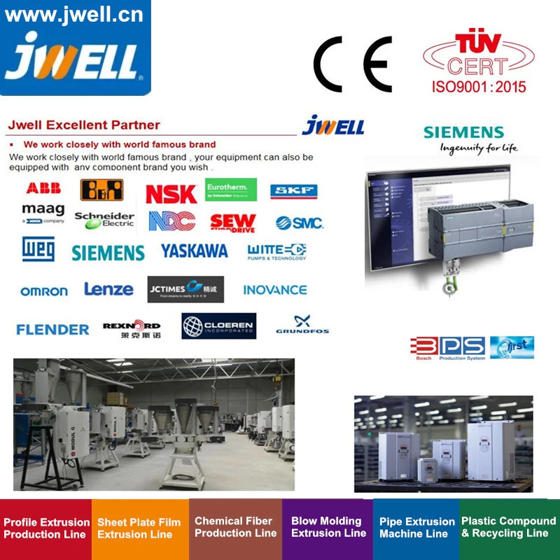 Jwell Plastic PVC Board Door Profile Extrusion Machine