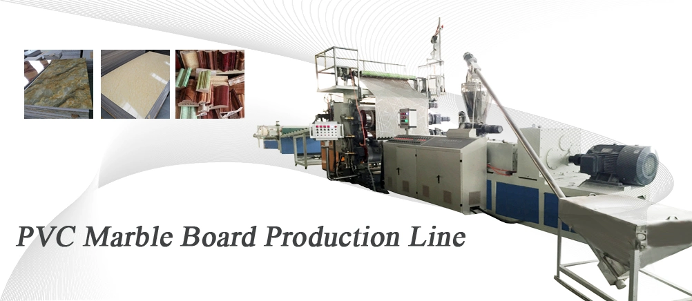 PVC Marble Sheet Extrusion Production Machine Line