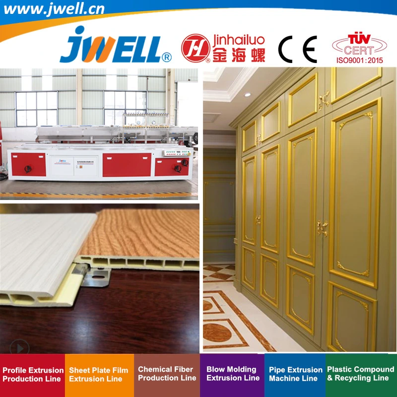 Jwell PVC Plastic Foam Board for 3D Wall Decoration Extrusion Making Machine