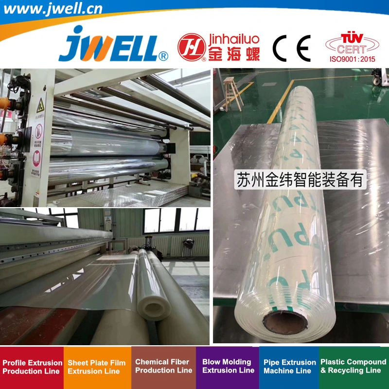 Jwell - Hot Melt Plastic Extruding and Coating Machine for TPU Film