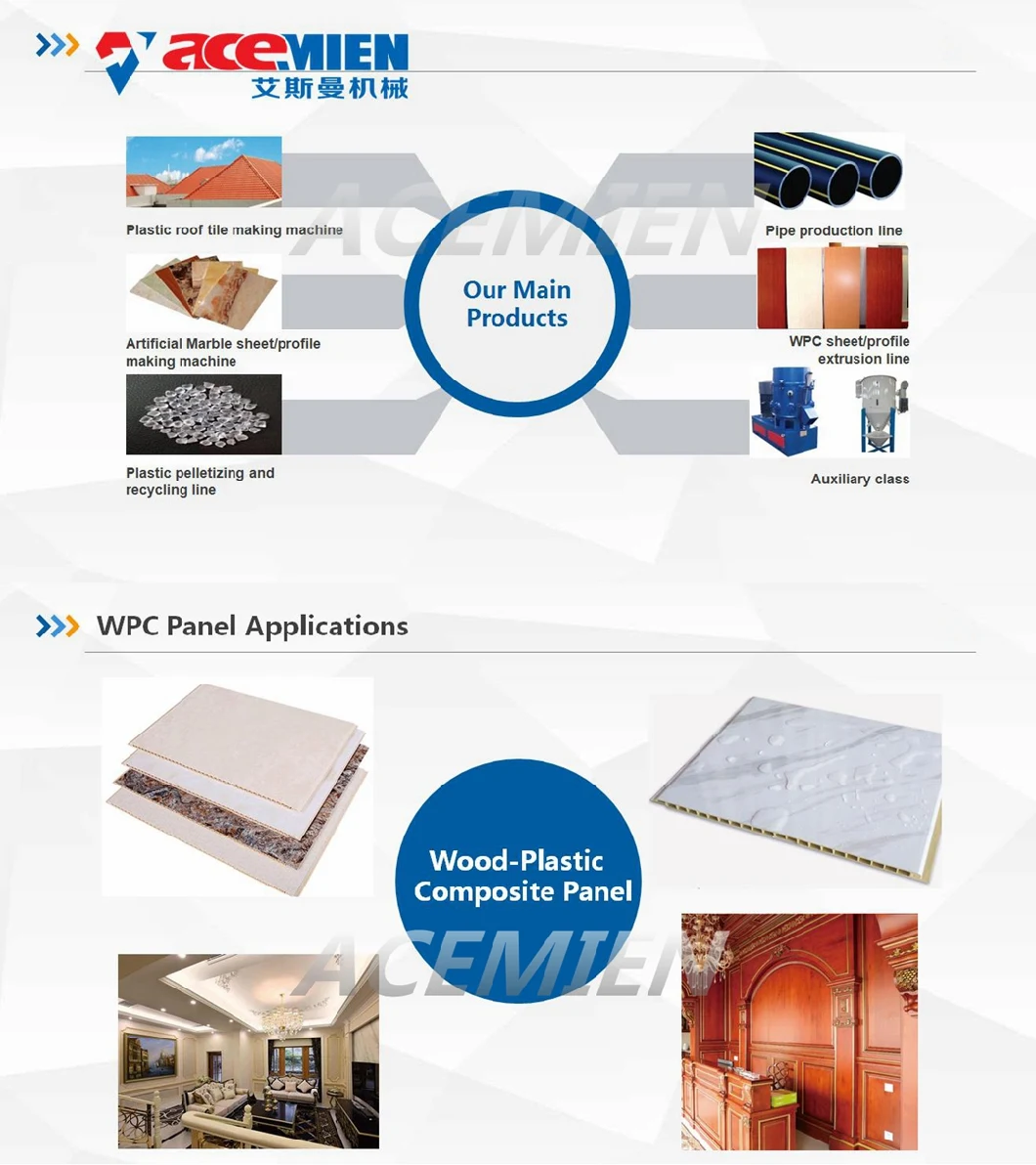 WPC Door Board and Wall Panel Extrusion Production Making Machine