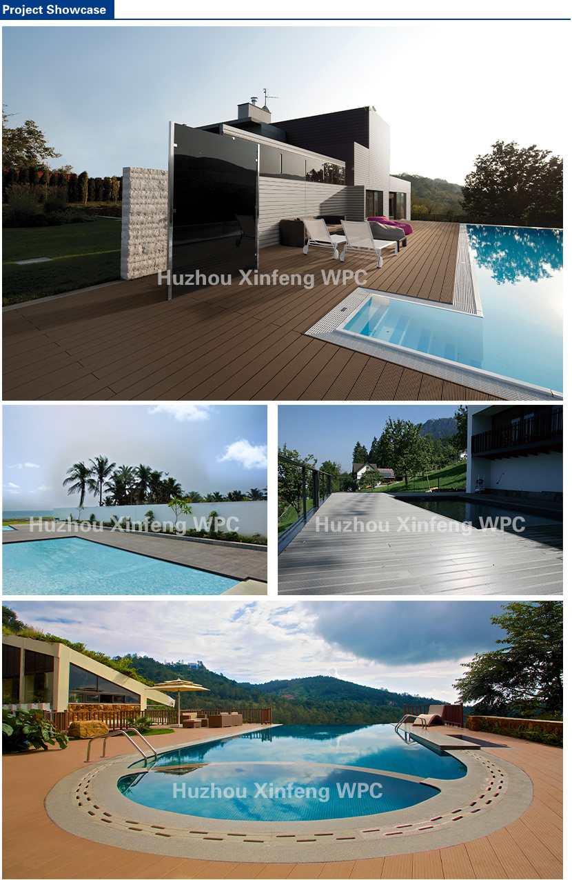 Xf-G003 High Quality Co-Extrusion Wood Plastic Composite WPC Floor Decking