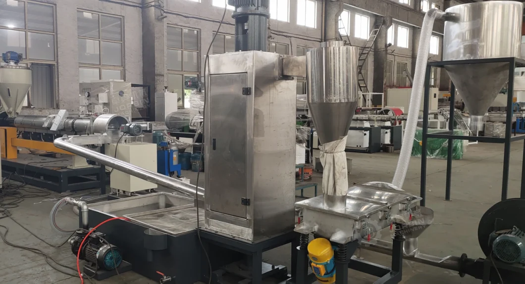 HDPE LDPE PP Granulation Machine with Single Screw Extruder