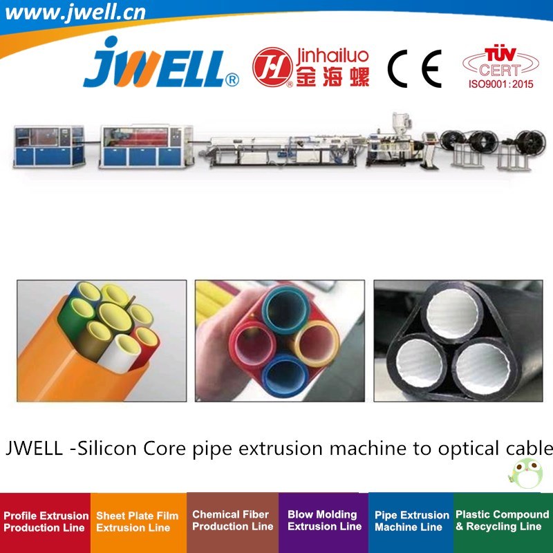 Jwell- Silicon Core Pipe Recycling Agricultural Making Extrusion Machine for