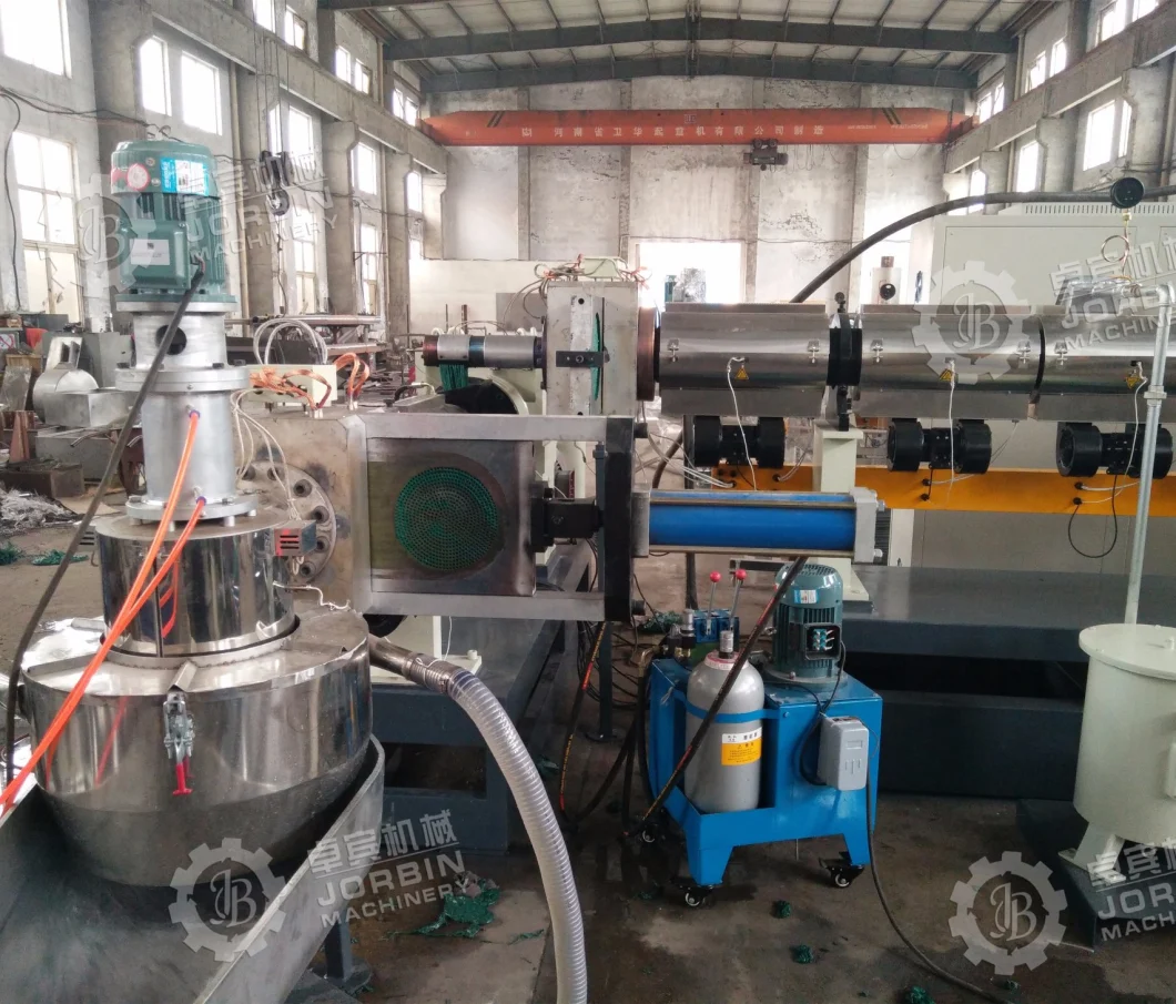 Two Stage PP PE ABS EVA Pet Extrusion Granulation Machine