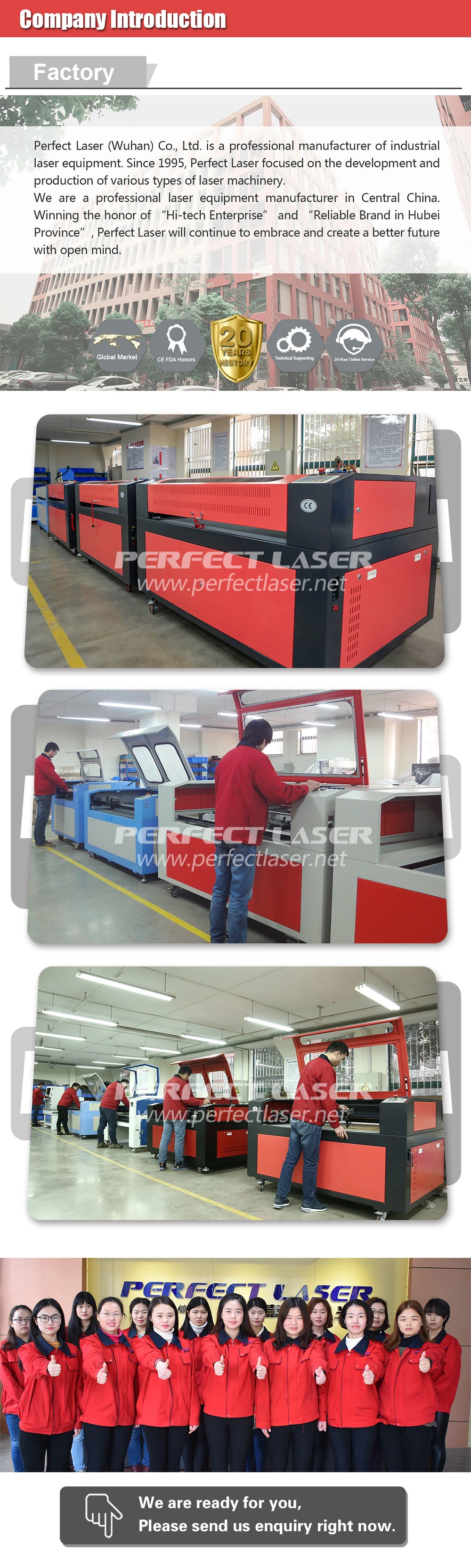 100W 130W 150W 180W Acrylic/Plastic/Wood /PVC Board/ Plastic CO2 Laser Cutting Machine
