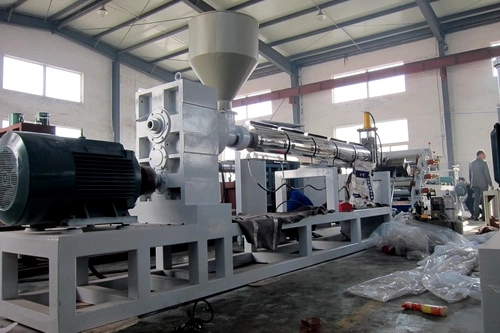 Plastic Sheet Extrusion Machine / Auto Roll Changer Plastic PP/HIPS/PE Sheet Extruder, Oil Hydraulic Winder Plastic Sheet Extruding Machine