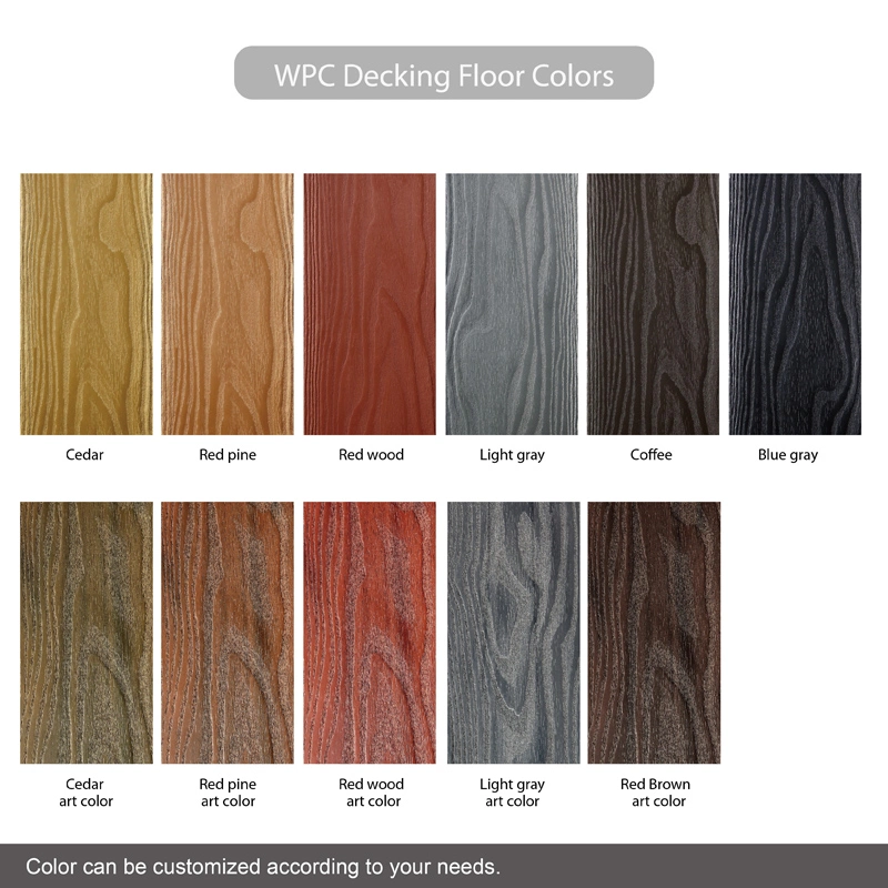 Outdoor Balcony High Quality 2ND Generation WPC Composite Decking Co-Extrusion Floor Board Garden