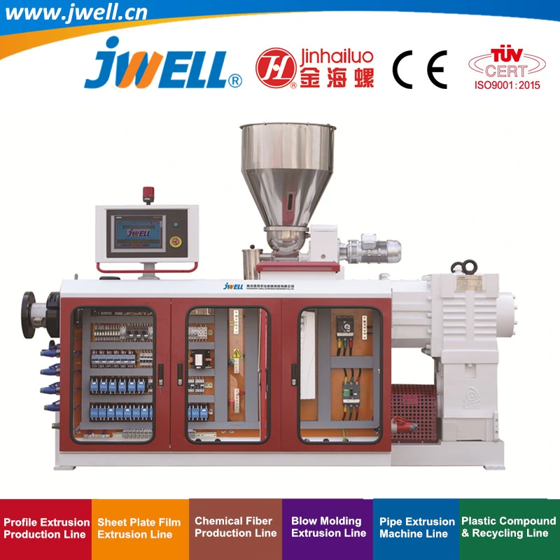 Jwell- PVC Plastic Wood-Plastic Ceiling Panel|Board Profile Recycling Making Extrusion Machine with Factory Price