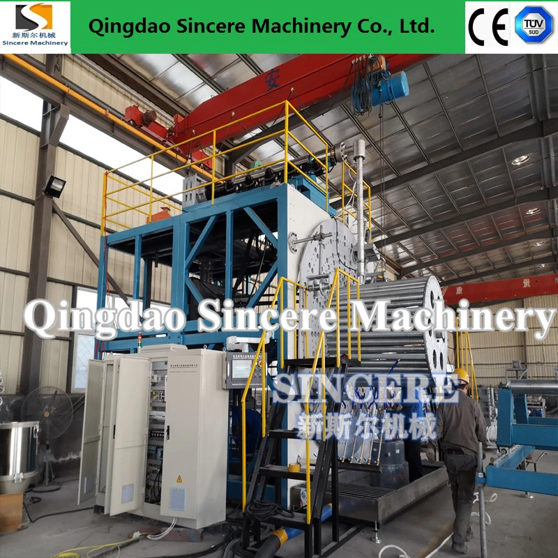 HDPE Culvert Pipe Extrusion Machine, Spiral Winding Pipe Welding Extrusion Machine Lines