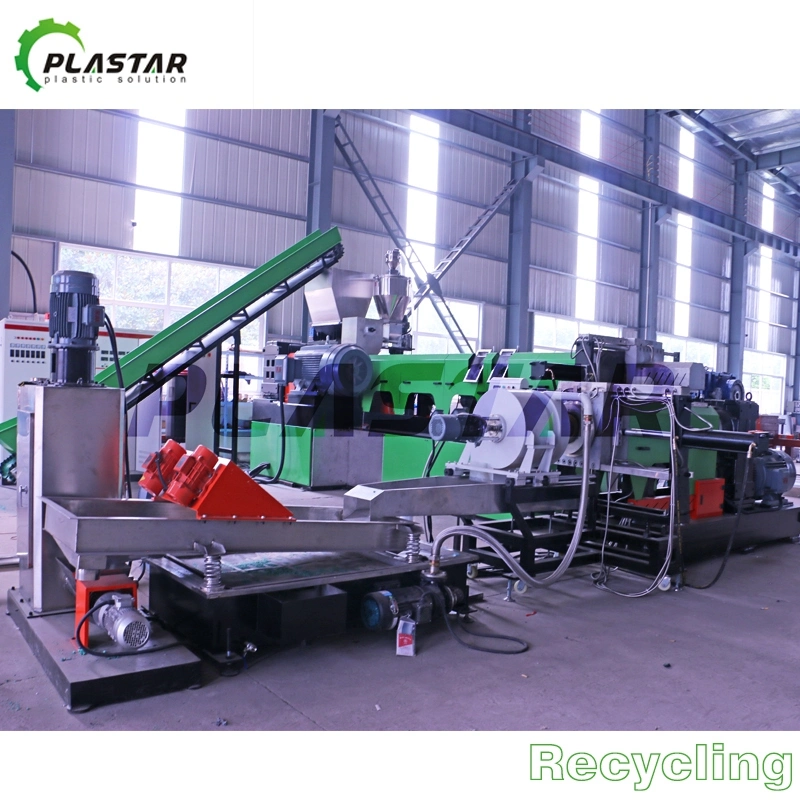 Recycled PE/PP Plastic Film Extrusion Granulating Machine Production Line