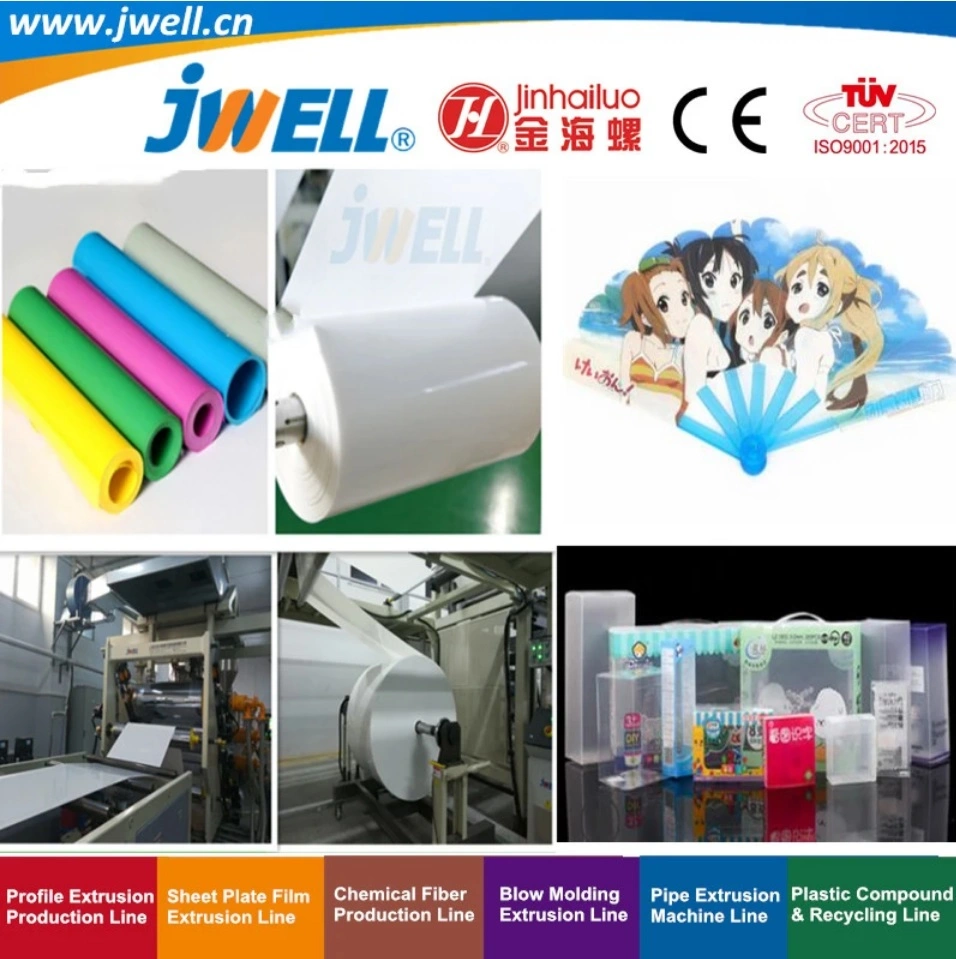 Jwell-PP|PS Stationery Decoration Meal Box Recycling Sheet Making Extrusion Machine