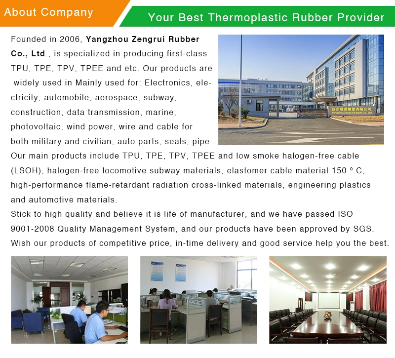 Thermoplastic Elastomer TPE TPR Rubber Granule for Injection Molding and Extrusion Raw Materials for TPE SEBS