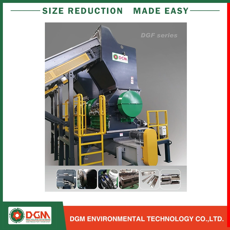 Strong Ce Plastic Pipe Film Recycling Shredder Crusher Granulator