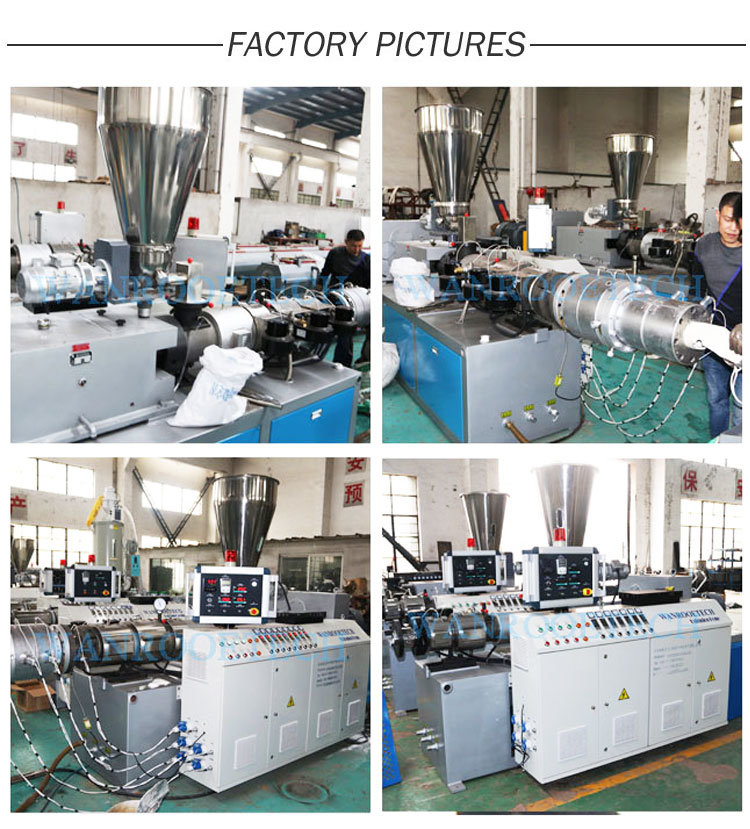 Plastic PVC Pipe Profile Extrusion Machine Line