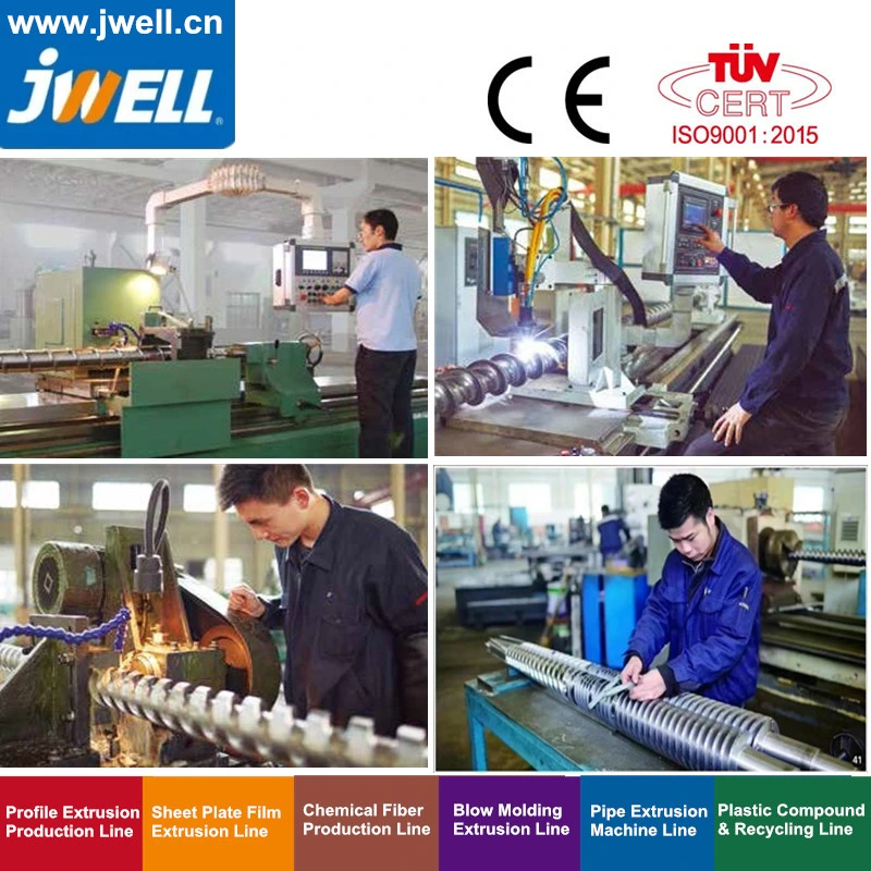 Jwell-Jwell-PVC Plastic Rigid Transparent Sheet Thickness 0.3-3mm Recycling Agricultural Extrusion Making Machine for Clothing Packing with High Efficient