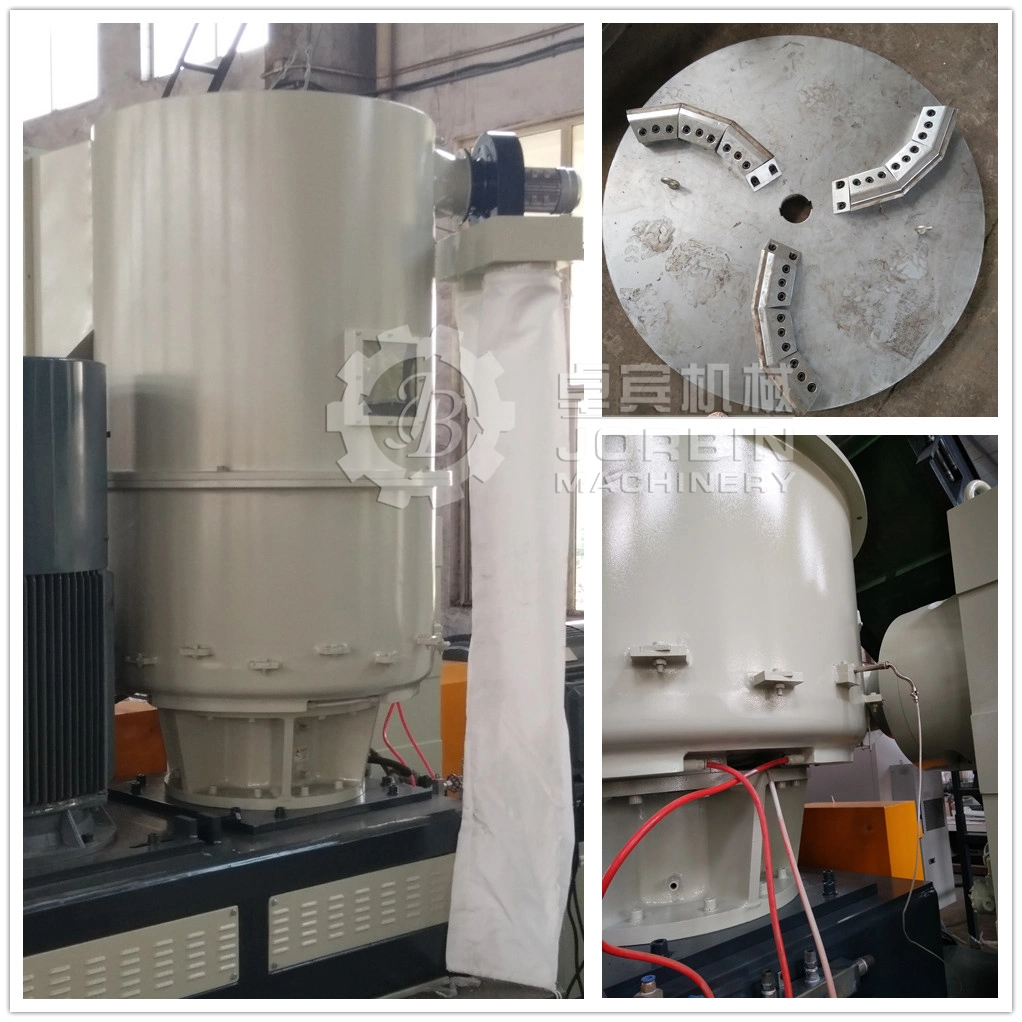 Special design 300kg Two Setp PP PE Agricultrual Film Extrusion Granulation Machine