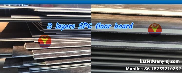 Plastic One Step Multi-Layer Co-Extrusion Spc/WPC Flooring Production Line for Indoor Flooring