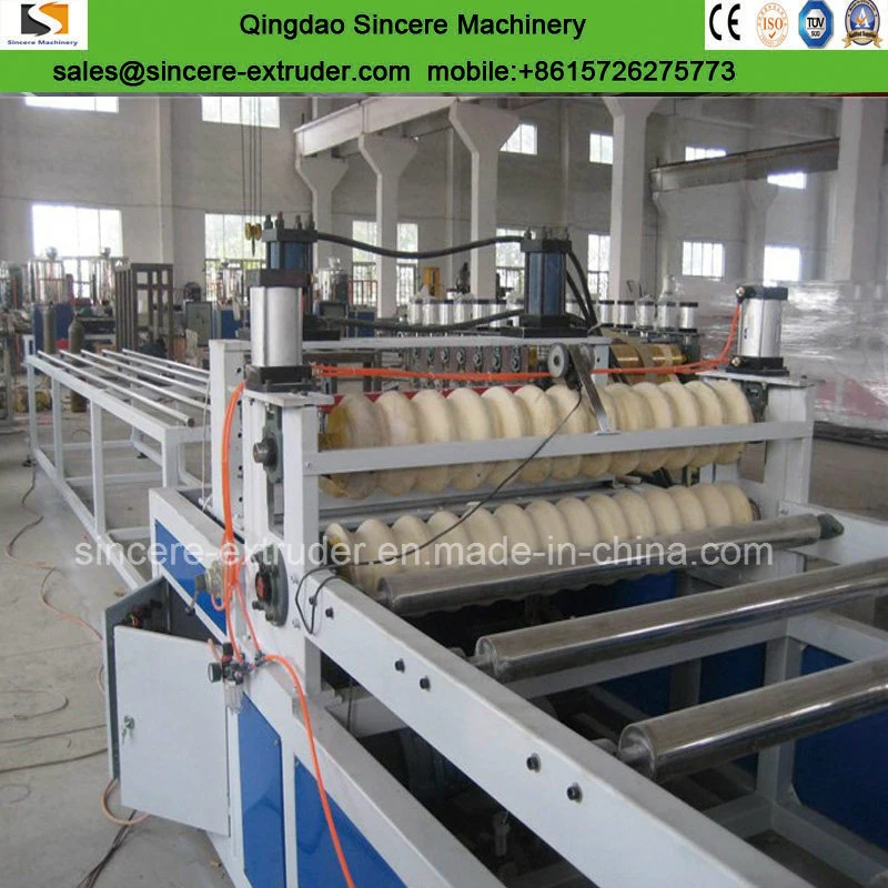 PVC/PC Multi-Layer Trapezoidal Corrugated Sheet Extrusion Production Line