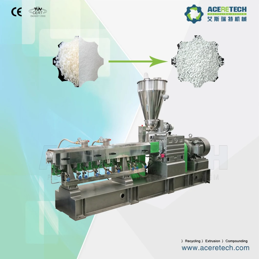 Ce Standard High Filler Masterbatch Compounding Plasitc Pelletizing Machine