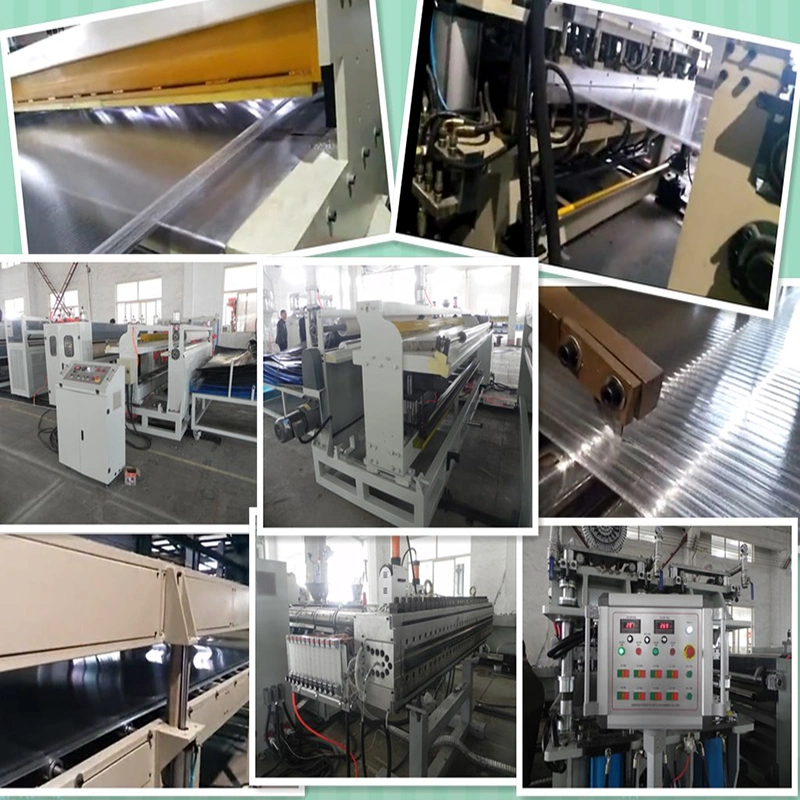 PC Hollow Sheet Plastic Extrusion Machine for Sunshine Board Extruding