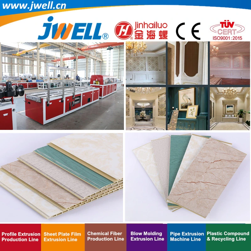 Jwell PVC Plastic Foam Board for 3D Wall Decoration Extrusion Making Machine