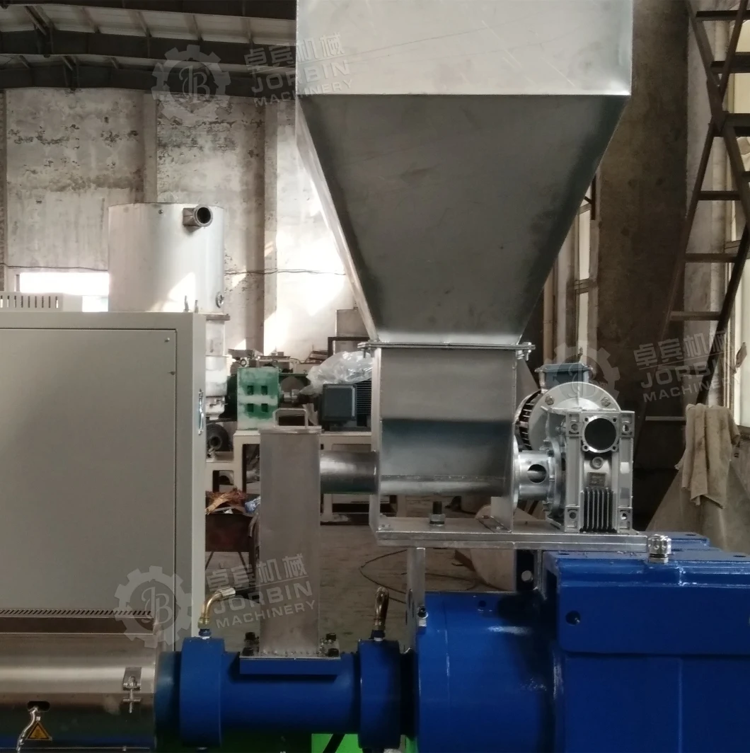 Plastic Single Screw Extruder Granulator Machine with Water Tank