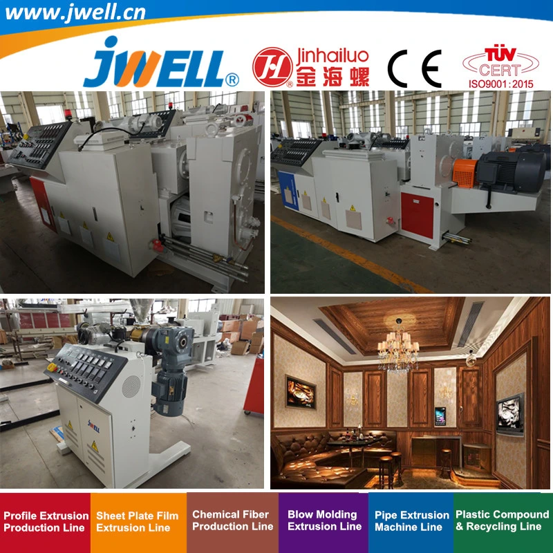 Jwell PVC Plastic Foam Board for 3D Wall Decoration Extrusion Making Machine