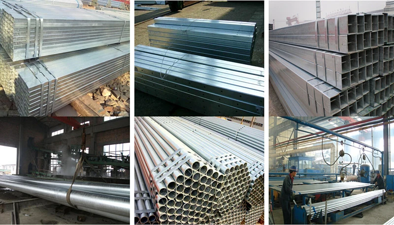 Rectangular Hot DIP Galvanized Steel Hollow Section with Cross Shaft
